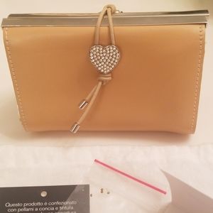 Moschino mini clutch or coin purse with Crystal
